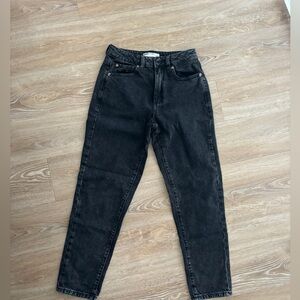 GARAGE BLACK MOM JEANS - SIZE 0 - WORN ONCE